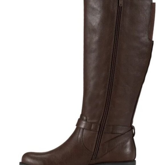 Baretraps Cassidy Faux Leather Riding Boot NIB - Picture 4 of 5